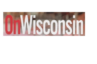 On Wisconsin logo